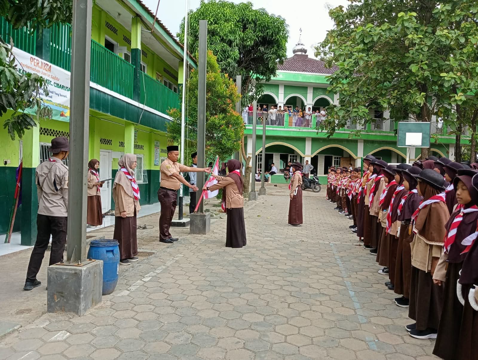 Penerimaan anggota baru pramuka