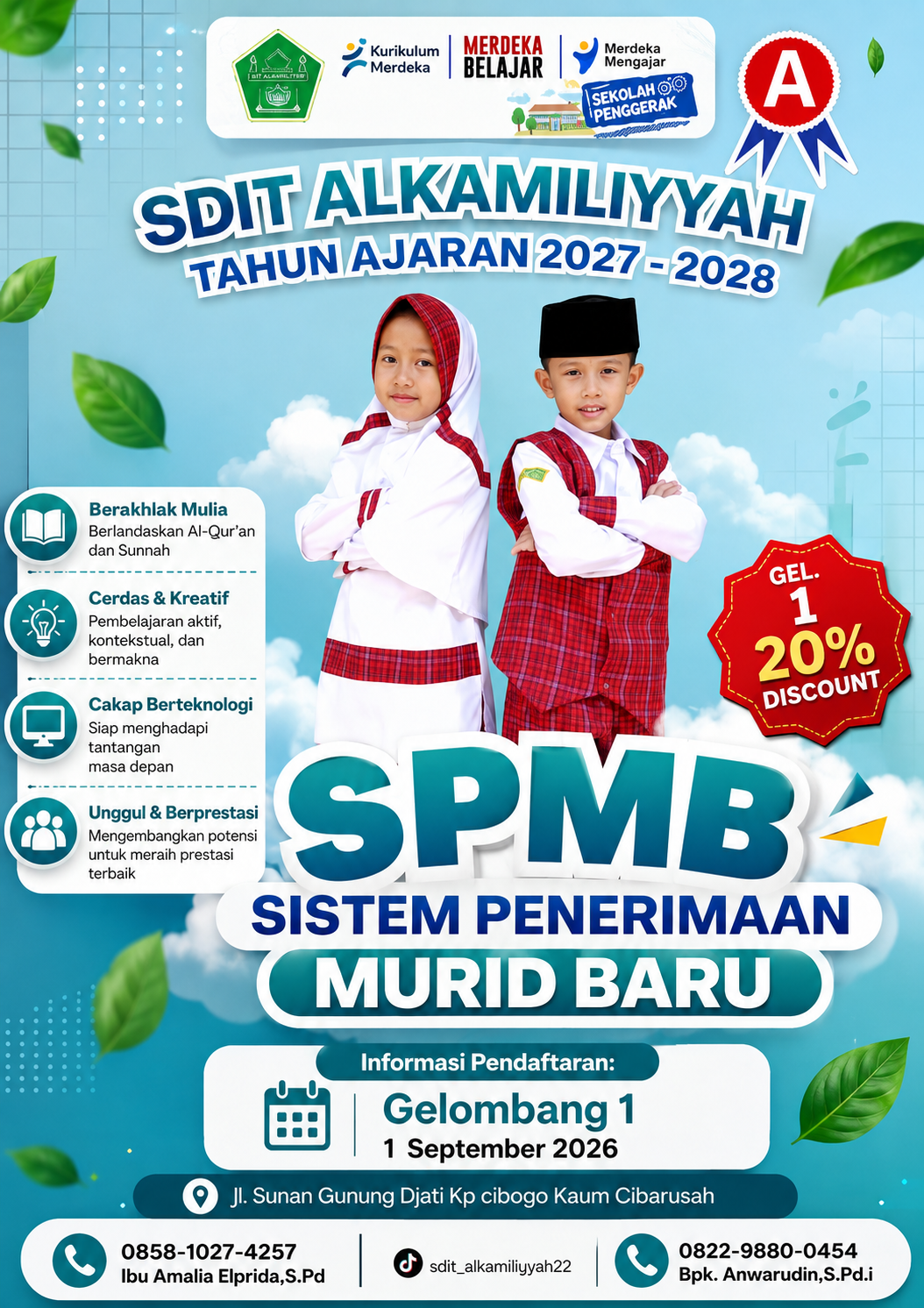 SPMB SDIT AL KAMILIYYAH TAHUN AJARAN 2027-2028